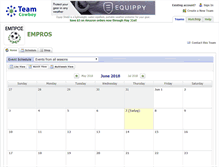 Tablet Screenshot of empros.teamcowboy.com