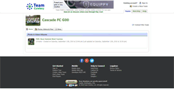 Desktop Screenshot of cascadefcg00.teamcowboy.com