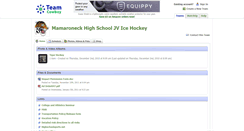 Desktop Screenshot of mamaroneckhighschooljvicehockey.teamcowboy.com